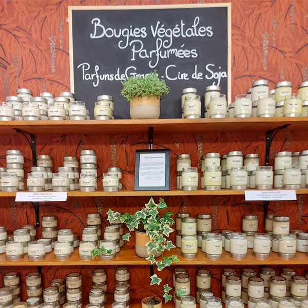 Bougies parfuméées artisanales